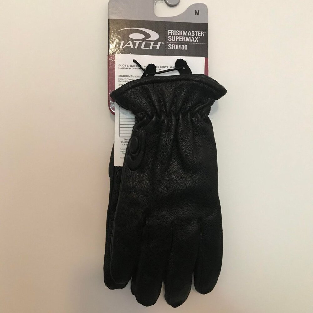 Hatch Friskmaster Black Gloves Medium SB8500 Tactical/Heavy Duty Lined Gloves
